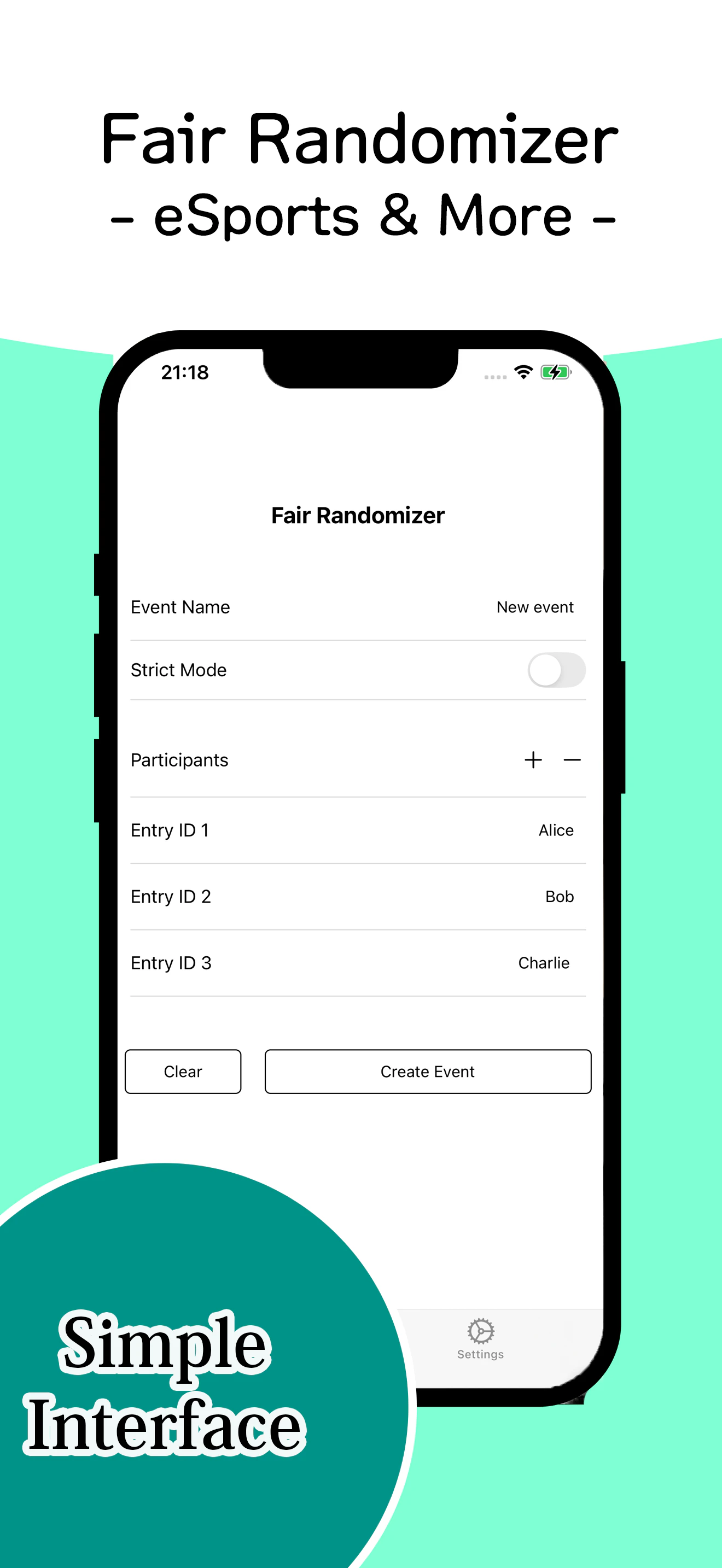 Fair Randomizer - eSports & More screen 1